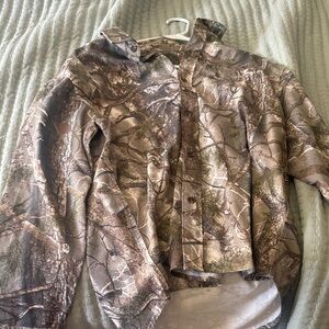 Abercrombie & Fitch Realtree Camo Long-Sleeve Shirt - Brown/Green
